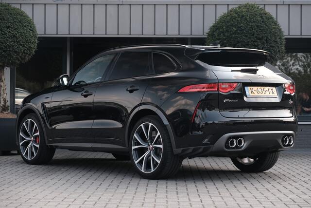 Jaguar F-PACE 5.0 V8 S/C AWD SVR Panodak Meridian Sfeerverlichting Dealer Onderhouden