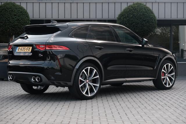 Jaguar F-PACE 5.0 V8 S/C AWD SVR Panodak Meridian Sfeerverlichting Dealer Onderhouden