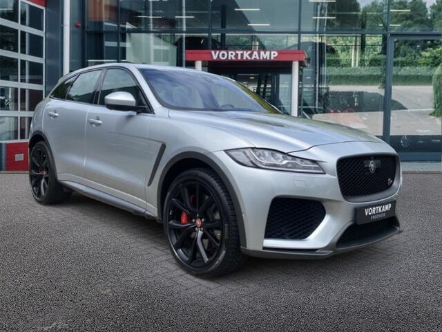 Jaguar F-PACE 5.0 V8 SVR AWD 360-CAM/GLAS-DAK/ELEK-KLEP/MERIDIAN/DIG-DASH/HUD/22INCH