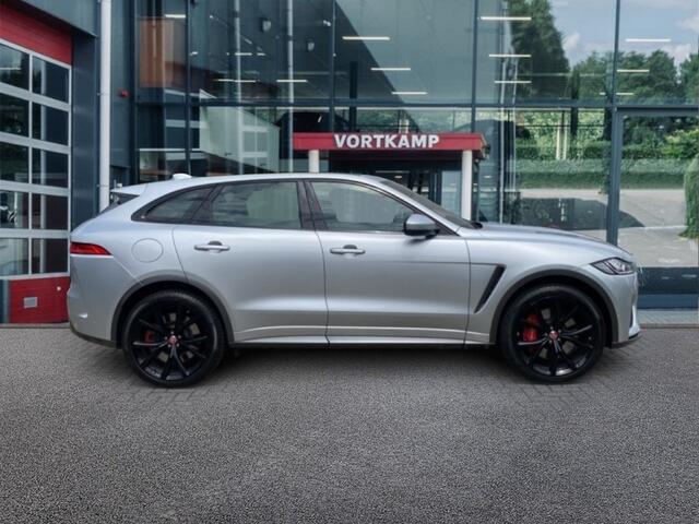 Jaguar F-PACE 5.0 V8 SVR AWD 360-CAM/GLAS-DAK/ELEK-KLEP/MERIDIAN/DIG-DASH/HUD/22INCH