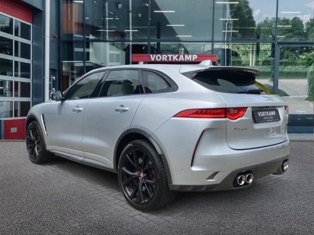 Jaguar F-PACE 5.0 V8 SVR AWD 360-CAM/GLAS-DAK/ELEK-KLEP/MERIDIAN/DIG-DASH/HUD/22INCH
