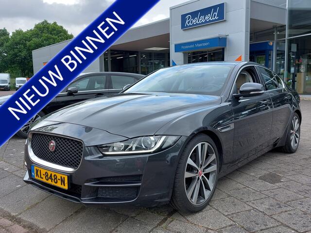 Jaguar XE 2.0 D 163pk Automaat Portfolio Premium Business Pack | Origineel NL | Navi | Bi-Xenon | Clima | Cruise | Leder+Verwarmd+Elek.Verstel | Pdc V+A+Camera | Rijstrook+Licht+Regensensor | 19''lm