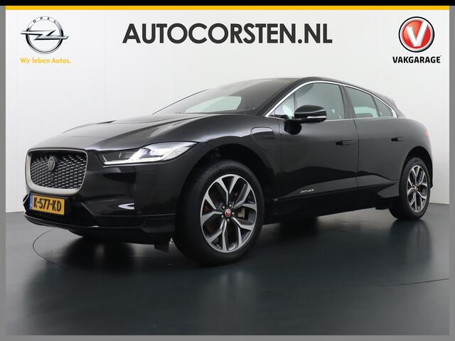 Jaguar i-Pace EV320 SE 90kWh SOH 95,5% AWD Leder Panoramadak Meridian(TM) Hifi Memory Navi Ecc 3D-Surround Camera Cruise Control Business Pack Apple Carplay Android Auto Stoel+Stuur+Voorruitverwarming Led Origineel Nederlandse Auto Nieuwprijs ¤76.050,-