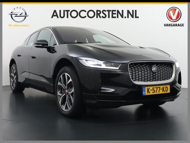 Jaguar i-Pace EV320 SE 90kWh SOH 95,5% AWD Leder Panoramadak Meridian(TM) Hifi Memory Navi Ecc 3D-Surround Camera Cruise Control Business Pack Apple Carplay Android Auto Stoel+Stuur+Voorruitverwarming Led Origineel Nederlandse Auto Nieuwprijs ¤76.050,-