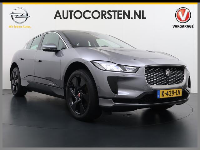 Jaguar i-Pace EV400 AWD Business Edition S 90kWh Leder 360°Camera Meridian®-Audio Stoel+Stuurverwarming Navi Ecc Apple Carplay Android Auto Cruise Control Voorruitverwarming DAB+ Led Verkeersbord detectie Rijstrooksensor Wifi SOH 89% Origineel Nederlandse Auto Nieuwpri