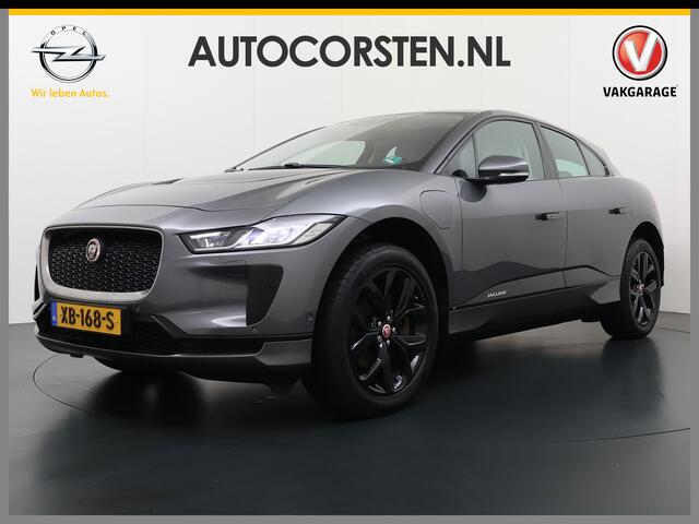 Jaguar i-Pace EV400 S AWD 90kWh Leder+Memory Panoramadak Camera Meridian®-Audio Stoelverwarming Navi Ecc Apple Carplay Android Auto Cruise Control Elek.Voorstoelen Voorruitverwarming DAB+ Led Verkeersbord detectie Rijstrooksensor Wifi Origineel Nederlandse Auto