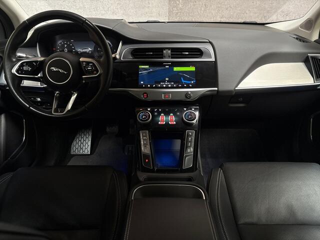 Jaguar i-Pace EV400 HSE 90 kWh 400Pk Automaat (APPLE CARPLAY, KUIPSTOELEN, LUCHTVERING, HEAD-UP DISPLAY, GROOT NAVI, MEMORY SEATS, MERIDIAN AUDIO, SFEERVERLICHTING, 360 CAMERA, NIEUWSTAAT)
