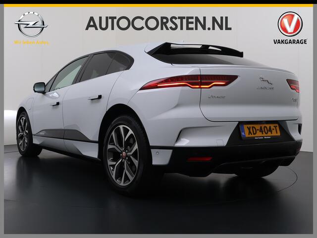 Jaguar i-Pace EV400 pk HSE First Edition 90 kWh AWD Pano-Dak Elektr.+Leer+Memory (Active-Air Suspension-)Luchtvering Matrix-LED Meridian®-Surround Audio 360°Camera Adap.Cruise Apple Carplay Android Auto Lmv 20" DAB Bluetooth Led Stuur-Stoel-Achterbank-Voorruitverwarmin