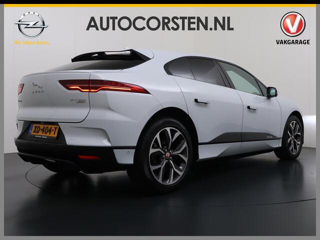 Jaguar i-Pace EV400 pk HSE First Edition 90 kWh AWD Pano-Dak Elektr.+Leer+Memory (Active-Air Suspension-)Luchtvering Matrix-LED Meridian®-Surround Audio 360°Camera Adap.Cruise Apple Carplay Android Auto Lmv 20" DAB Bluetooth Led Stuur-Stoel-Achterbank-Voorruitverwarmin