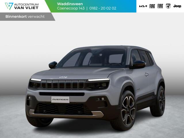 Jeep Avenger Summit 54 kWh | Infotainment&Convenience Pack & Warmtepomp | Winter Pack | Storm Grey