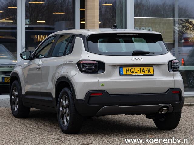 Jeep Avenger 1.2 E-HYBRID Automaat Longitude ALL SEASON banden