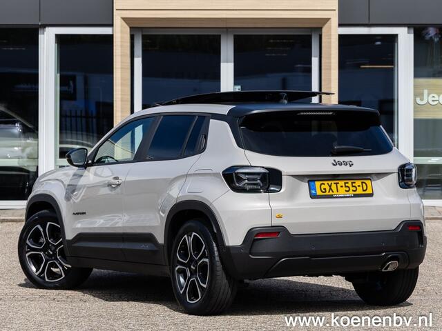 Jeep Avenger 1.2 E-HYBRID SUMMIT PANO / LEER / NAVIGATIE / ADAPTIVE CRUISE