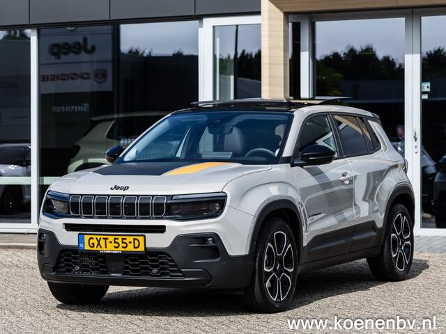 Jeep Avenger 1.2 E-HYBRID SUMMIT PANO / LEER / NAVIGATIE / ADAPTIVE CRUISE
