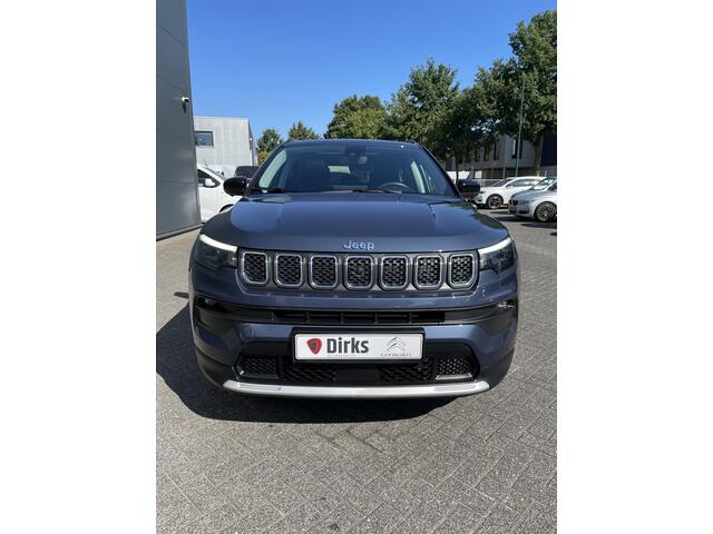 Jeep COMPASS 4xe 190 Plug-in Hybrid Electric Limited (Elektrisch Schuifdak - Elektrische klep - 360gr camera - Stoel-/-stuurverwarming - LED - 19"- Keyless Entry - Adaptieve Cruise Controle)