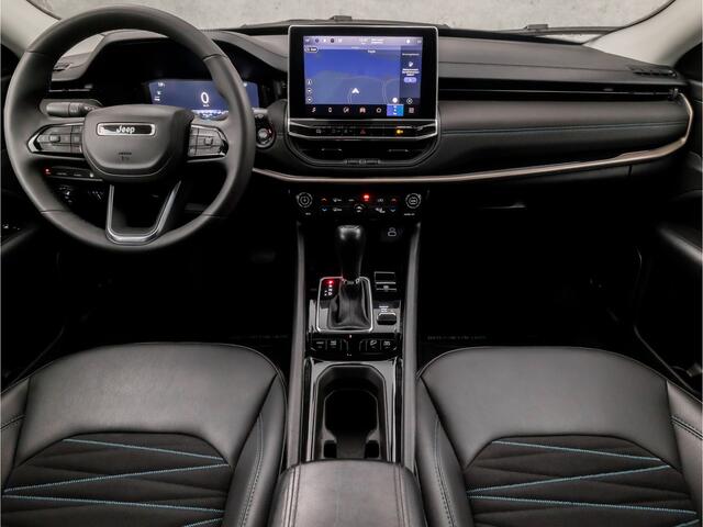 Jeep COMPASS 4xe 240 Plug-in Hybrid Electric Upland Sport 240Pk Automaat (VIRTUAL COCKPIT, APPLE CARPLAY, 360 CAMERA, LEDER, GROOT NAVI, SPORTSTOELEN, KEYLESS, ADAPTIVE CRUISE, LANE ASSIST, NIEUWSTAAT)
