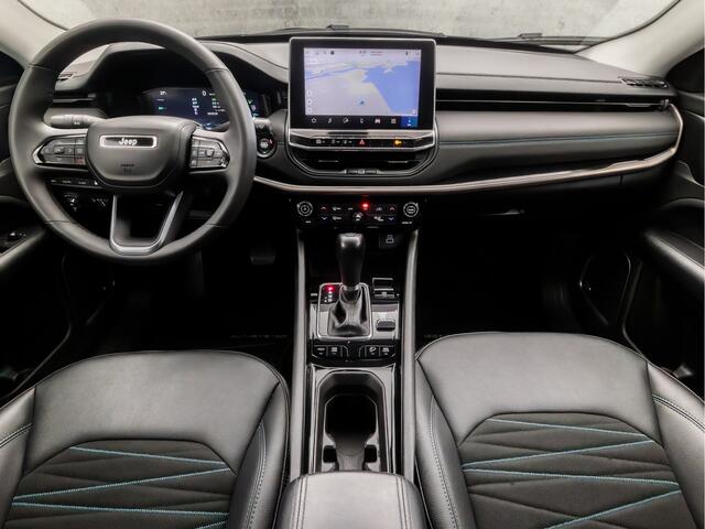 Jeep COMPASS 4xe 240 Plug-in Hybrid Sport 240Pk Automaat (VIRTUAL COCKPIT, APPLE CARPLAY, ALPINE AUDIO, GROOT NAVI, 360 CAMERA, ADAPTIVE CRUISE, SPORTSTOELEN, KEYLESS, GETINT GLAS, LANE ASSIST, NIEUWSTAAT)