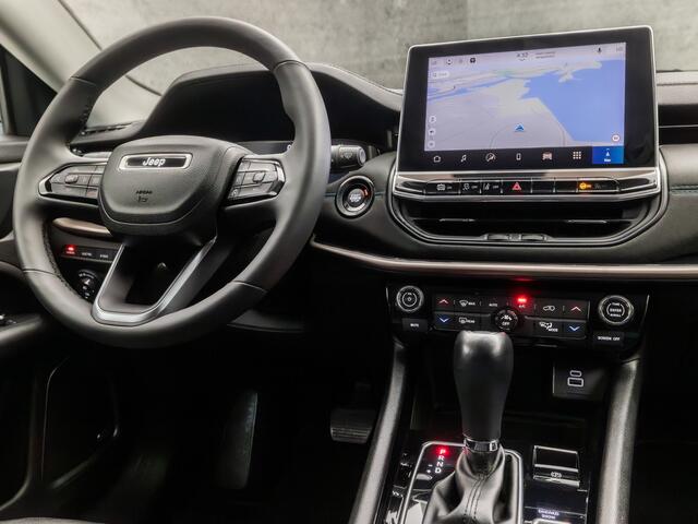 Jeep COMPASS 4xe 240 Plug-in Hybrid Sport 240Pk Automaat (VIRTUAL COCKPIT, APPLE CARPLAY, ALPINE AUDIO, GROOT NAVI, 360 CAMERA, ADAPTIVE CRUISE, SPORTSTOELEN, KEYLESS, GETINT GLAS, LANE ASSIST, NIEUWSTAAT)