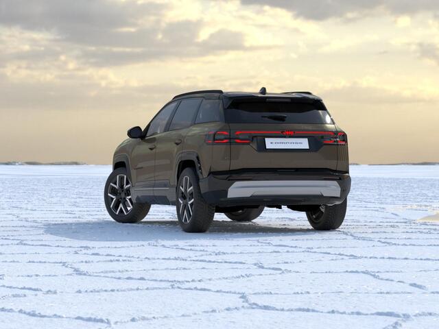 Jeep COMPASS First Edition 74 kWh | Adapt. Cruise | Camera | Carplay | 20" | Elektr. A-Klep | Navi | Winter Pack | Schuif/Kanteldak | Premium Pack | Conv. Pack | Warmtepomp