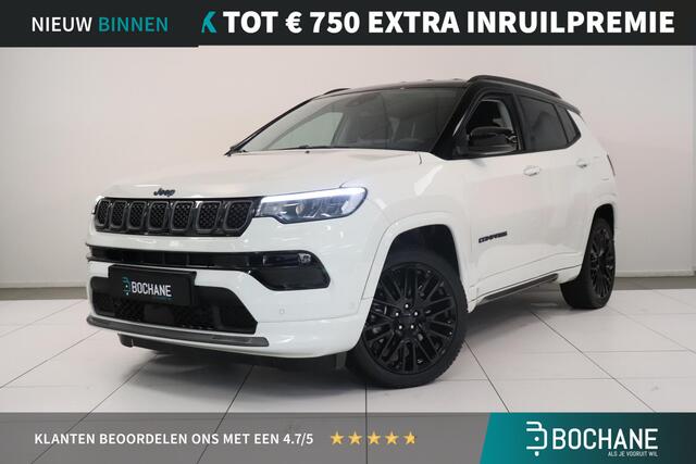 Jeep COMPASS 4xe 240 Plug-in Hybrid Electric S | Camera | Leder | Adaptieve Cruise control | Achterklep elektrisch | Navigatie | Climate control |