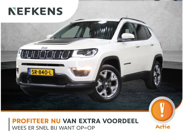 Jeep COMPASS 1.4 170PK MultiAir Opening Edition 4x4 | AUTOMAAT | AppleCarPlay/AndroidAuto | Cruise Control | Stoel/Stuurverwarming | Beats Audio | Keyless | Isofix | Privacy Glass | Parkeersensoren | Trekhaak |