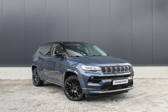 Jeep COMPASS 4xe 240 Plug-in Hybrid Electric S - Leder - ACC - 360 camera - Navi - Blind Spot - LED - Stoel-stuurverwarming - Rijklaar
