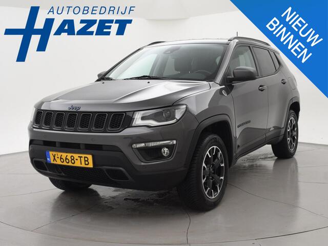 Jeep COMPASS 4xe 240 PK PLUG-IN HYBRID 4X4 TRAILHAWK + TREKHAAK | VOL LEDER | ALPINE | CARPLAY | DAB | STOEL/STUURWIELVERW.