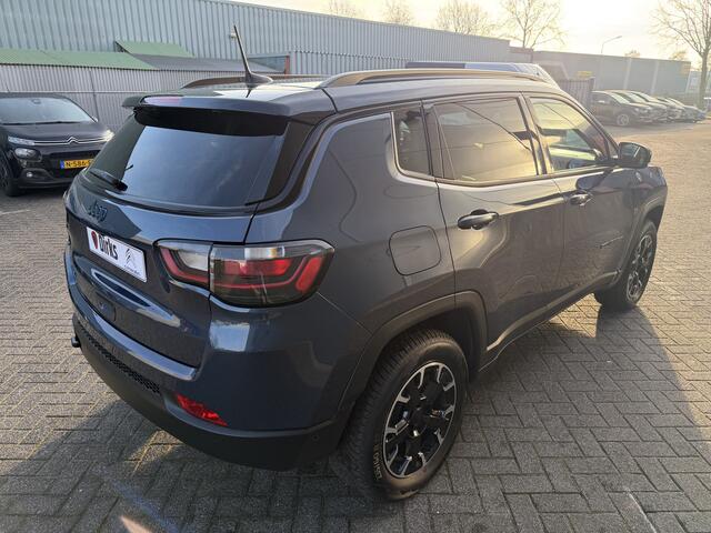 Jeep COMPASS 4xe 240 Plug-in Trailhawk (Elektrisch Schuifdak - Elektrische klep - 360gr camera - Leder incl verwarming/koeling/geheugen - LED - Keyless - PDC V+A)