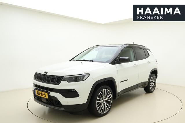 Jeep COMPASS 1.5T e-Hybrid S Automaat | Lederen bekleding | Keyless | Zwart dak | Stoelverwarming & stoelventilatie | Camera | Lichtmetalen velgen