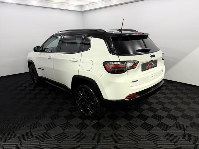 Jeep COMPASS 4xe 240 Plug-in Hybrid Electric S Leder, Camera, Navi, Elektrische achterklep, Keyless start, 4WD, Cruise control, Sportief velgen