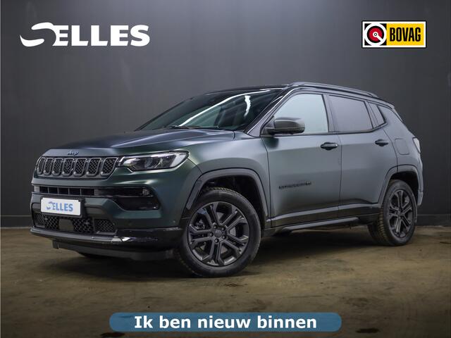 Jeep COMPASS 4xe 190 Plug-in Hybrid Electric Limited 80th Anniversary | Speciale Uitvoering | 360 Camera | Stuurverwarming | Stoelverwarming | Navigatie | Lederen bekleding |