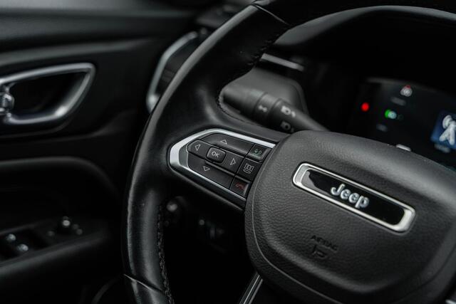 Jeep COMPASS 4xe 240 Plug-in Hybrid Electric S | PHEV | Adaptieve Cruise Control | Rondomzicht camera | Navigatie | Android Auto & Apple CarPlay | LED Koplampen | Stoel-/Stuurverwarming | Lederen Bekleding | Dodehoek Detectie |