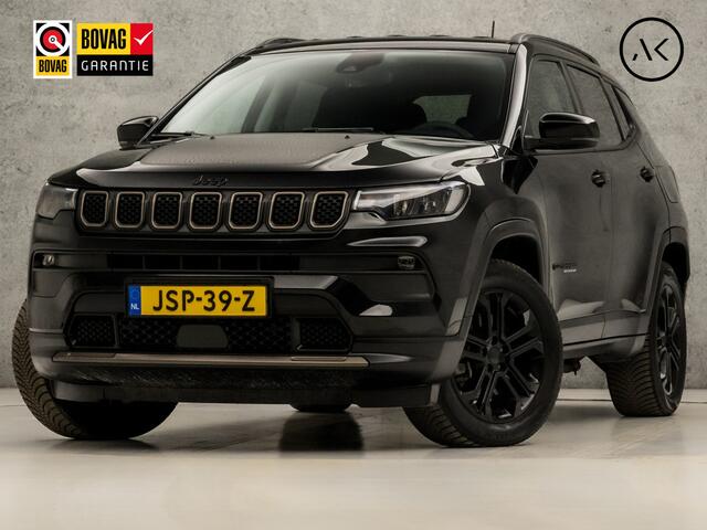 Jeep COMPASS 4xe 240 Plug-in Hybrid Electric Trailhawk 240Pk automaat (VIRTUAL COCKPIT, APPLE CARPLAY, GROOT NAVI, CAMERA, LEDER, SPORTSTOELEN, TREKHAAK, ADAPTIVE CRUISE, KEYLESS, NIEUWSTAAT)