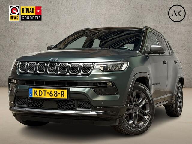 Jeep COMPASS 4xe 190 Plug-in Hybrid Electric Limited Sport 190Pk Automaat (VIRTUAL COCKPIT, APPLE CARPLAY, GROOT NAVI, ZWART HEMEL, LEDER, GETINT GLAS, SPORTSTOELEN, 360 CAMERA, ADAPTIVE CRUISE, NIEUWSTAAT)