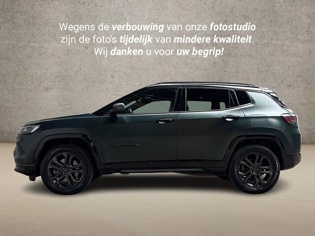 Jeep COMPASS 4xe 190 Plug-in Hybrid Electric Limited Sport 190Pk Automaat (VIRTUAL COCKPIT, APPLE CARPLAY, GROOT NAVI, ZWART HEMEL, LEDER, GETINT GLAS, SPORTSTOELEN, 360 CAMERA, ADAPTIVE CRUISE, NIEUWSTAAT)