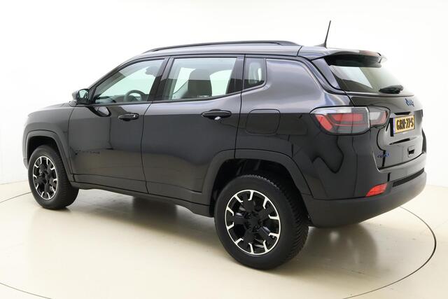 Jeep COMPASS 4xe 240 Plug-in Hybrid Electric Overland Trailhawk | Navigatie via Carplay | Camera | Keyless | Lichtmetalen velgen | Cruise control | Dakrails | Half leder