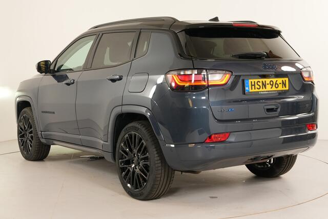 Jeep COMPASS 4xe 240pk S PHEV | Trekhaak | Leer | Stl. verw. | 19" | Camera 360° | Memory | Adaptive | Dodehoek | Inparkeer |