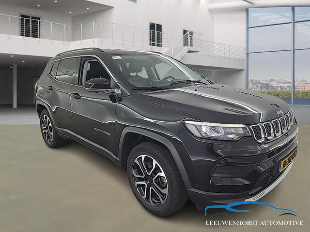 Jeep COMPASS 4xe 190 Plug-in Hybrid Electric Limited Lease Ed. camera, half leer, clima, cruise, parkeerhulp, keyless, NL-dealerauto