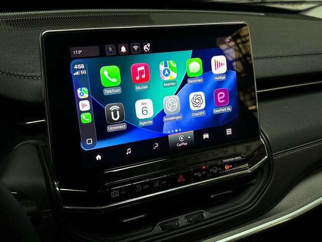 Jeep COMPASS 4xe 190 Plug-in Hybrid Electric Night Eagle 190Pk Automaat (VIRTUAL COCKPIT, APPLE CARPLAY, GROOT NAVI, 360 CAMERA, LEDER, GETINT GLAS, SPORTSTOELEN, ADAPTIVE CRUISE, NIEUWSTAAT)