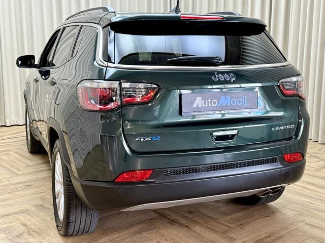Jeep COMPASS 4xe 190 Plug-in Hybrid Electric Limited Leder / LED / Stoelverwarming / Carplay / Cruise / Navigatie / ECC Clima / LMV
