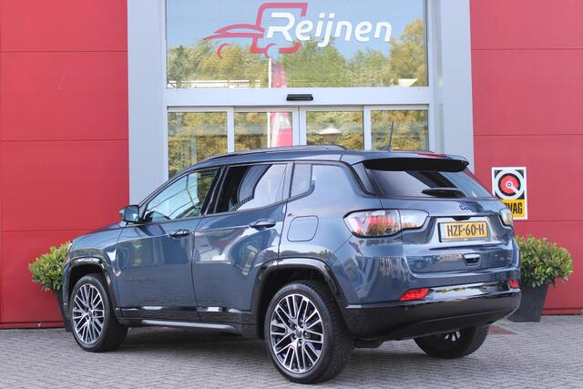 Jeep COMPASS 4xe 240PK Plug-in Hybrid ELECTRIC SUMMIT | LEDEREN BEKLEDING | STOEL VENTILATIE | STOEL/STUUR/ VERWARMING | VOORSTOELEN ELEKTRISCH VERSTELBAAR MET GEHEUGEN FUNCTIE OP DE BESTUURDERSSTOEL | ELEKTRISCH BEDIENBARE ACHTERKLEP | NAVIGATIE | DRAADLOZE APPLE CAR