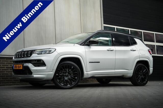 Jeep COMPASS 4xe 240 pk Plug-in Hybrid Electric S / Pano-Dak/ 90%-SOH/ Keyless/ Led-kopl./ Adapt-Cruise/ Elek.Stoelen/ Virtual/ Stoelverw./ 19''LMV