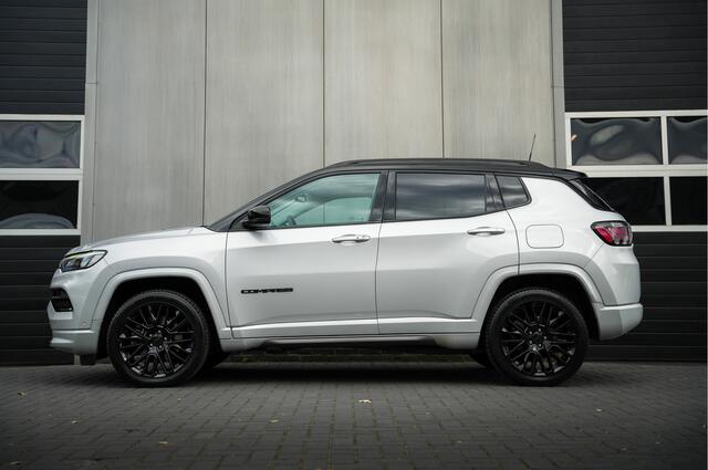 Jeep COMPASS 4xe 240 pk Plug-in Hybrid Electric S / Pano-Dak/ 90%-SOH/ Keyless/ Led-kopl./ Adapt-Cruise/ Elek.Stoelen/ Virtual/ Stoelverw./ 19''LMV