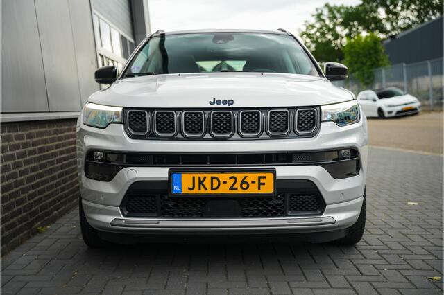 Jeep COMPASS 4xe 240 pk Plug-in Hybrid Electric S / Pano-Dak/ 90%-SOH/ Keyless/ Led-kopl./ Adapt-Cruise/ Elek.Stoelen/ Virtual/ Stoelverw./ 19''LMV