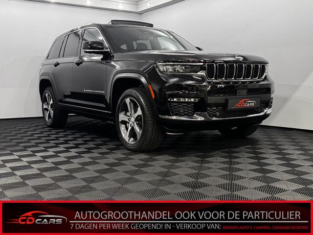 Jeep GRAND CHEROKEE 2.0 Limited 4xe 380PK Pano, Leder, Camera, Stoelverwarming, Alpine gleluidsysteem, Elektrische achterklep, Keyless start, 3 jaar garantie