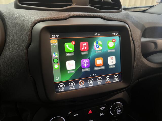 Jeep RENEGADE 4xe 240 Plug-in Hybrid Electric *241pk* Carplay / Keyless / Adapt. Cruise / Camera / LED / Navigatie / ECC Clima / 17'' LMV