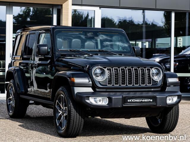 Jeep WRANGLER 4xE Sahara 4wd Auto. 20 LM / SKY ONE SOFTTOP / 2500 KG Trekgewicht
