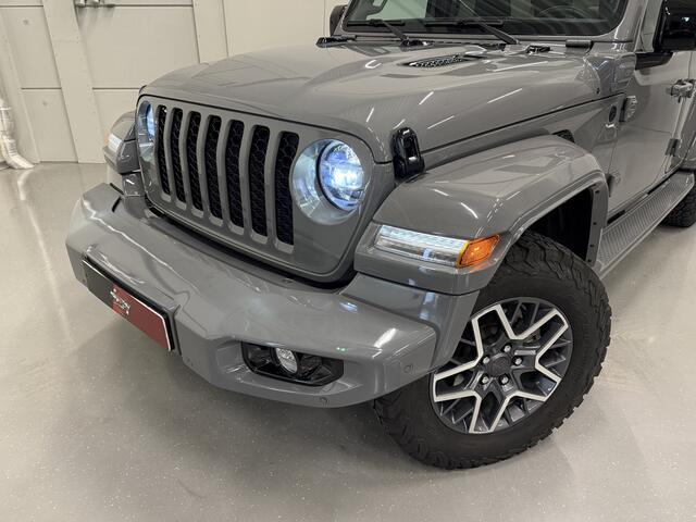 Jeep WRANGLER Unlimited 4xe 380 Sahara SkyOne STING-GREY/CUSTOM PPW EDITION/ZWART-LEER/CAMERA/LED/ALPINE-AUDIO/ACC/STOEL&STUURVERW/AFN.TREKHAAK/UNIEK AUTO/ONE OF A KIND/BTW-AUTO
