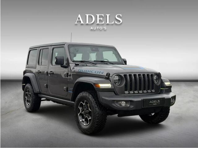 Jeep WRANGLER Unlimited 4xe 380 Rubicon Trekhaak Camera Keyless ACC Stoelverwarming Dealer Onderhouden