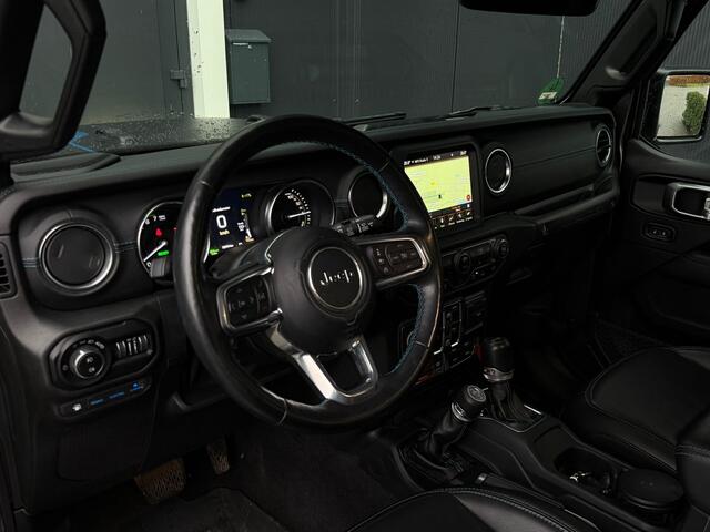 Jeep WRANGLER Unlimited 4xe 380 Rubicon Trekhaak Camera Keyless ACC Stoelverwarming Dealer Onderhouden