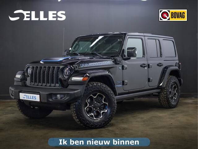 Jeep WRANGLER Unlimited 4xe 380 Rubicon | 4X4 | Plug-in Hybride | Airco | Stoelverwarming | Stuurwiel verwarming | Lederen bekleding | Afneembaar Dak | Off road | Cruise control |